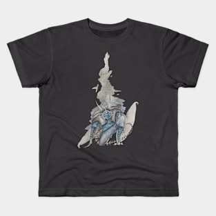 Cyberpunk Cyborg Dragon Kids T-Shirt